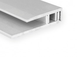 Perfil de acabado LVT | SPC 20 mm - Serie aluminio c/ base aluminio