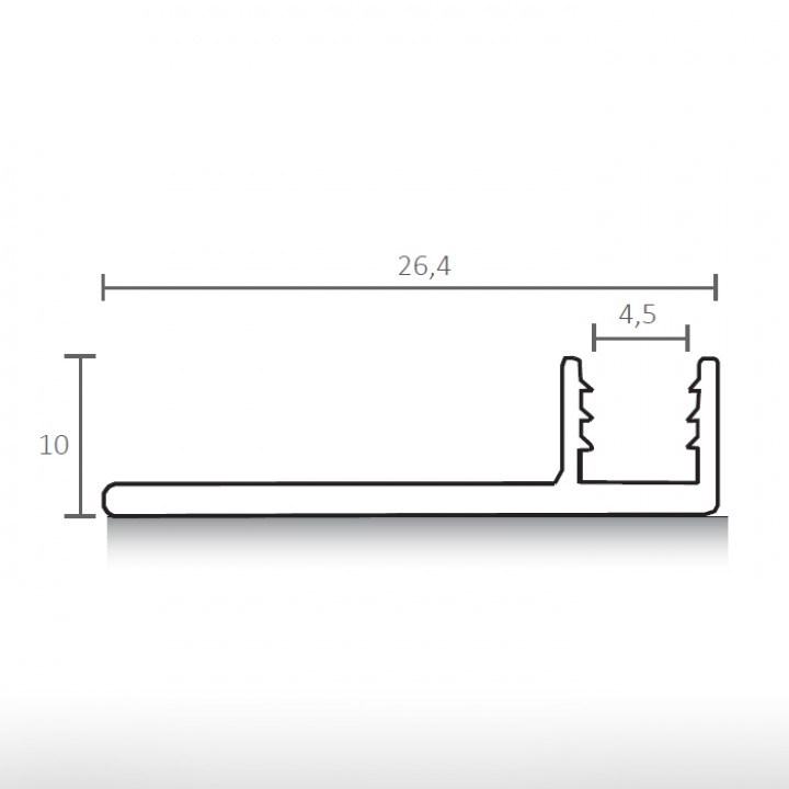 Base em PVC 7-12 mm