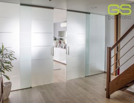 Easy Kit INSIDE DUO GLASS | Frosted glass door