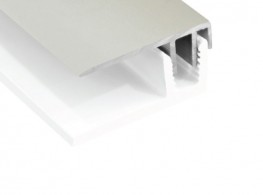 Perfil terminal 26 mm - Série alumínio c/base PVC
